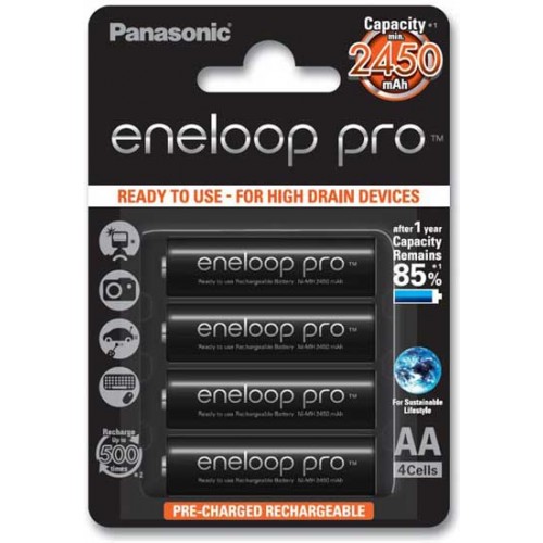 Аккумуляторы Panasonic ENELOOP PRO 2550mAh 4 шт. блистер